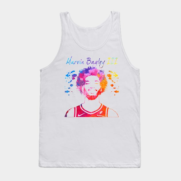 Marvin Bagley III Tank Top by Moreno Art